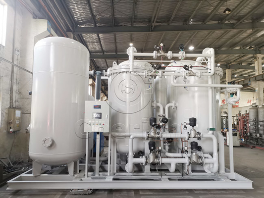 Skid Mounted 132 Nm3/Hr Molecular Sieve Oxygen Generator